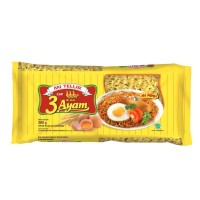 3 AYAM MIE TELOR KUNING 200GR